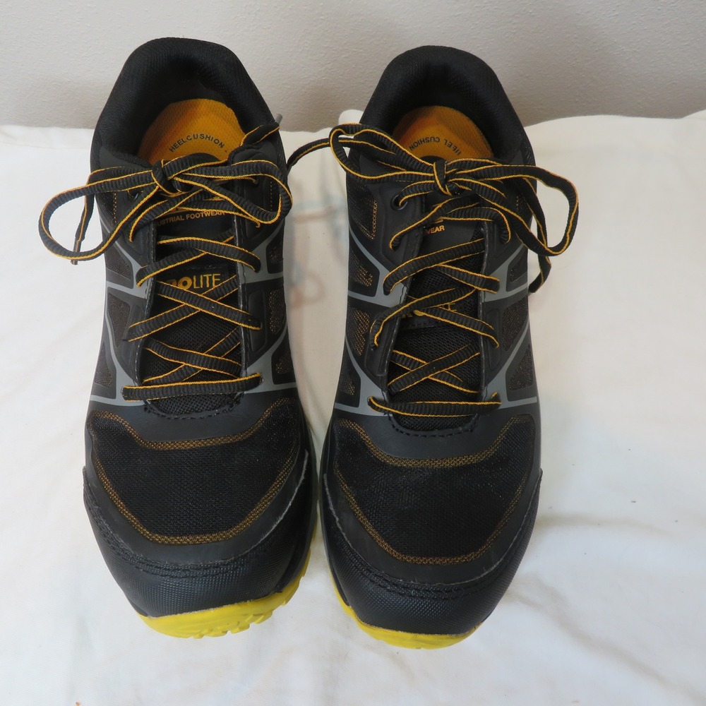 DeWalt Boron Prolite Mens 8M Black Yellow ASTM F2413 EH Work Shoes DXWP4375